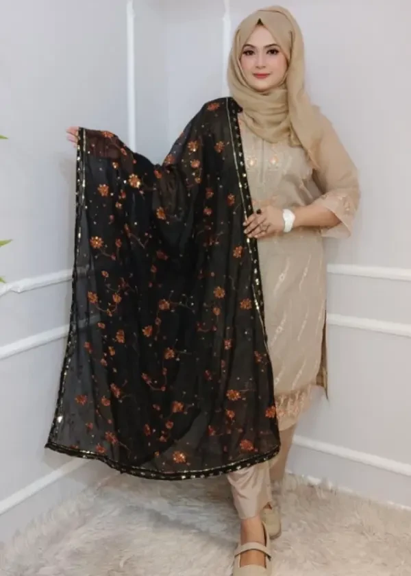 Chiffon luxury golden