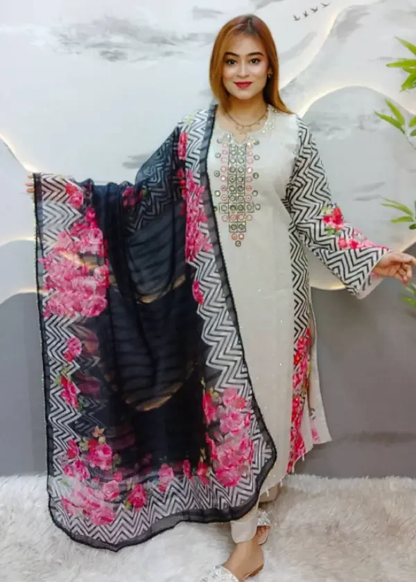 Maslin silk 4pc (dusty)