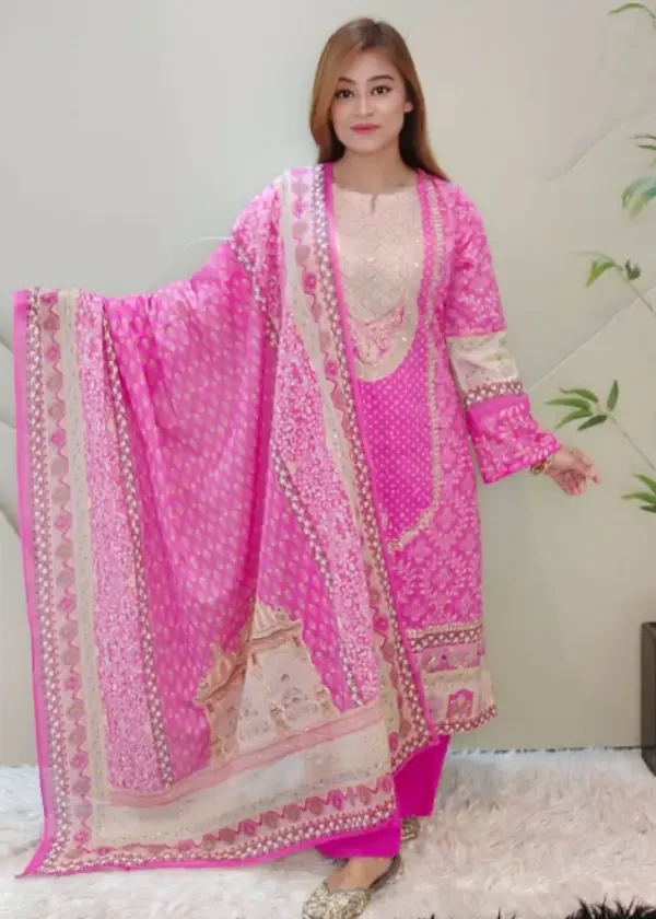 Rakhi inspired cotton dre...